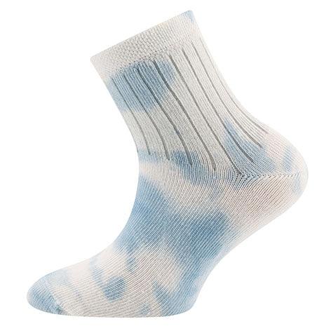 Sneaker Socken Batik Blau