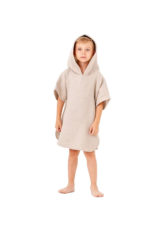 Musselin-Badeponcho