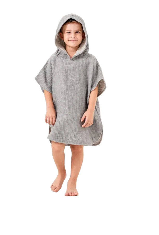 Musselin-Badeponcho